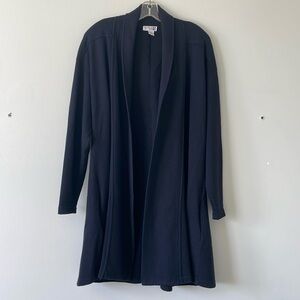 vintage dark navy blue adele joyce sweater cardigan